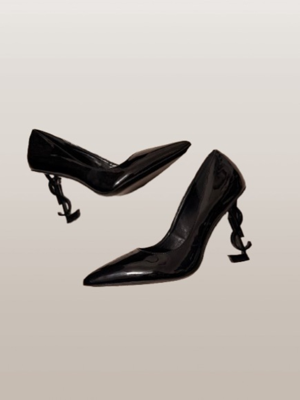Black Patent YSL Opyum Heels